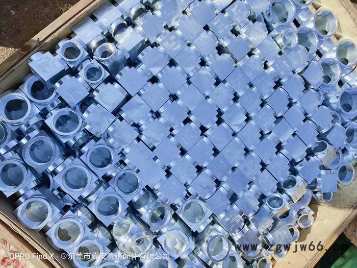 消防气体灭火高压管件 七氟丙烷管件 热镀锌无缝钢管 气体灭火高压三通图2