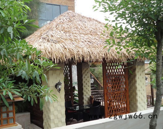 山西太原厂家批发塑料茅草_园林工具装饰材料_凉亭木屋茅草图2