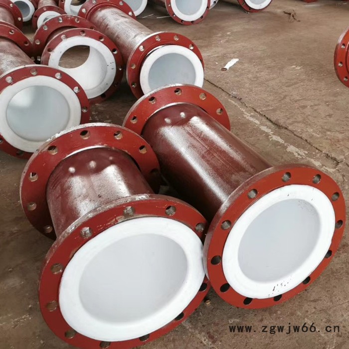 瑞鑫恒通 ** 衬塑管件 钢管 衬胶防腐管件 衬胶防腐管件 20#+PTFE DN450 SCH40图3