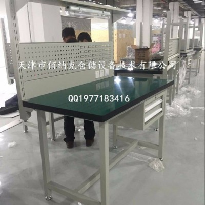 供应佰纳克钳工台规格W1800*D750*H800m钳工台、流水线工作台、加工台现货供应、接受定制