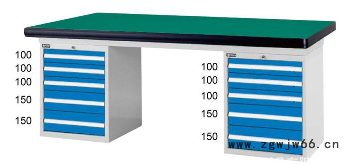 工厂**制造不锈钢工作台 重型工作桌 钳工台 型号：WAD-图3