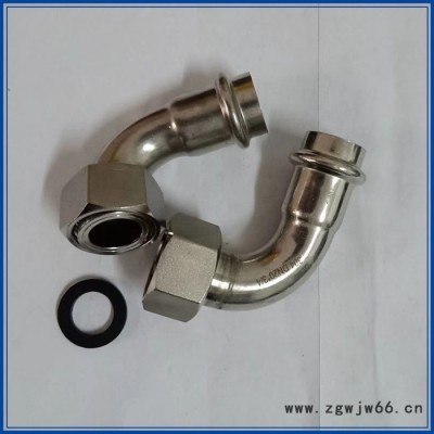 不锈钢环压式薄壁不锈钢管件  卡压式管件 薄壁焊接管接头