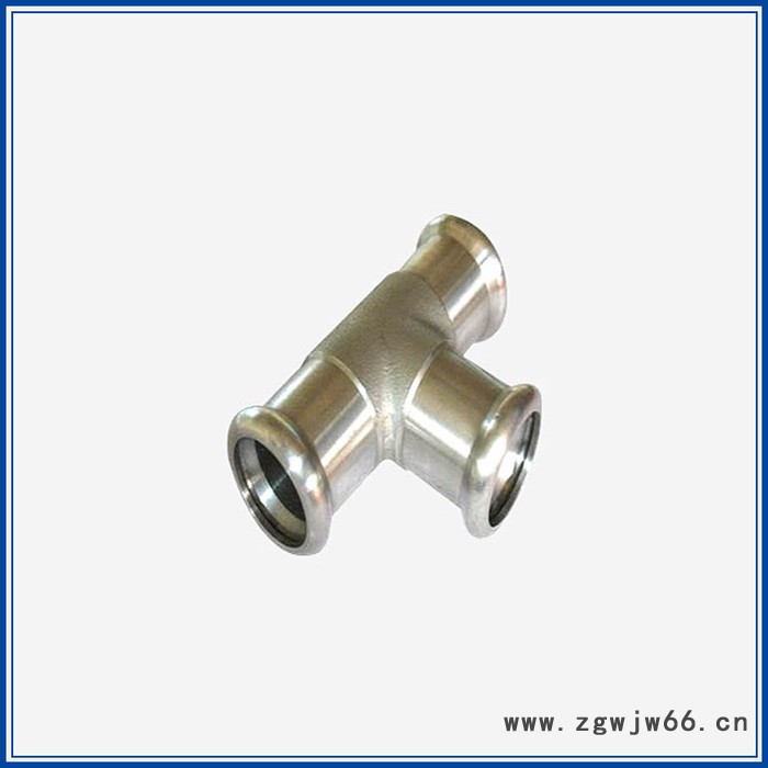 不锈钢环压式薄壁不锈钢管件 卡压式管件 薄壁焊接管接头图2