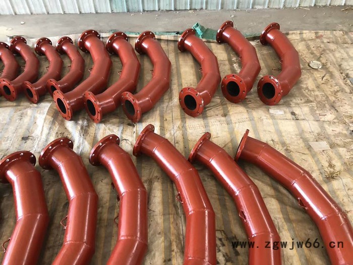 瑞鑫恒通 ** 电厂用 衬陶瓷耐磨管件 衬胶管件 衬塑弯头DN100图5