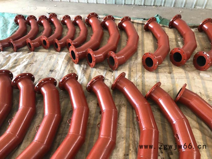 瑞鑫恒通 ** 电厂用 衬陶瓷耐磨管件 衬胶管件 衬塑弯头DN100图2