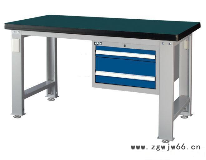 供应朗固耐冲击耐腐蚀 钳工工作台 丽水横三抽工作桌图2