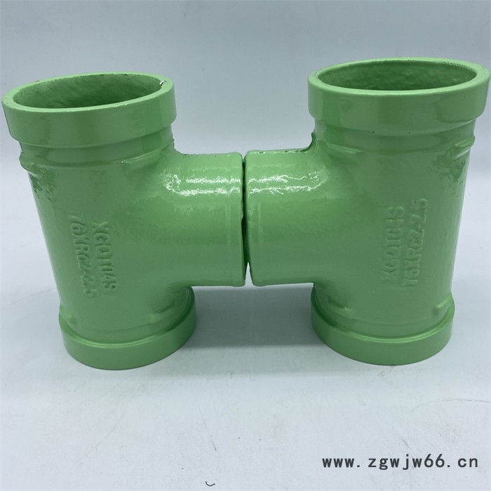 龙塑管件 消防管件 大口径三通批发厂家图2