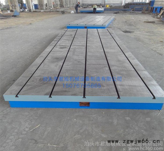 高精度铸铁平台 铸铁钳工研磨检测检验工作平板图2