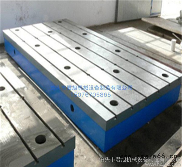 高精度铸铁平台 铸铁钳工研磨检测检验工作平板图3