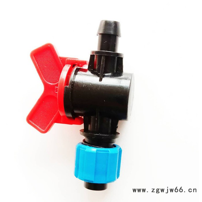 厂家生产直销节水灌溉专用管件 滴灌管件 滴灌灌溉旁通阀 双锁母阀 直通阀 外丝阀 规格型号齐全厂家品质保证图3