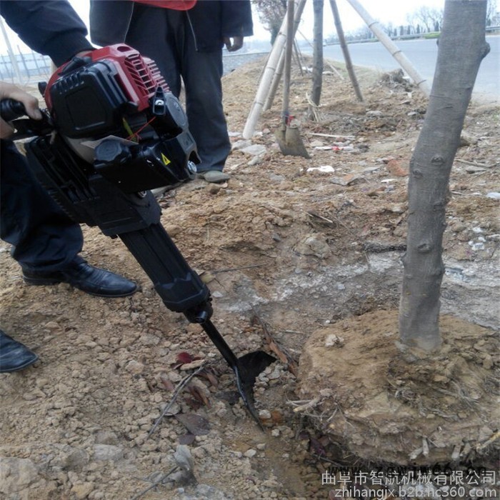 油链条式挖树机 智航苗圃园林工具挖树机 带土球移苗机型号图5