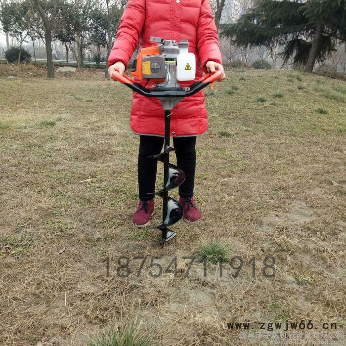 手提式光伏立柱打桩机 葡萄立柱打桩机供应厂家 园林工具挖坑机图8