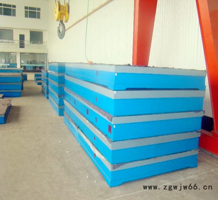 直销钳工检验装配划线校准用铸铁平台2000*1500精密测量型平板开槽焊接平台图3