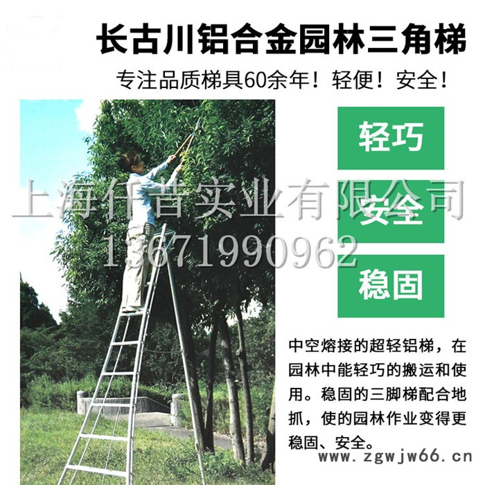园林梯子 伸缩三角梯 日本长谷川铝合金果园采摘果梯子园林工具 园林梯子伸缩三角梯日本长谷川铝合金果园采摘果梯子园林工具图4