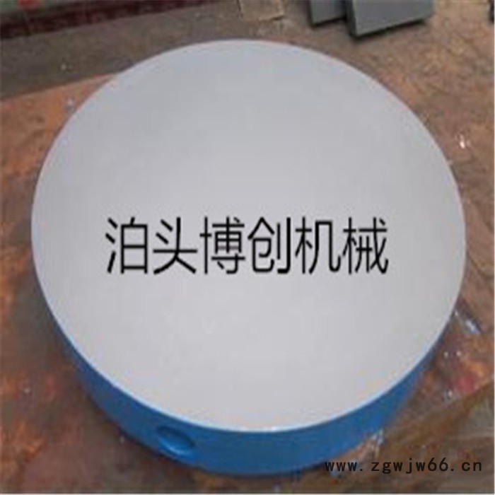 承接定制铸铁圆形平板 测量检验T型槽平台 钳工划线工作台图3