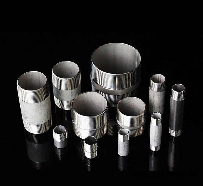 上海若松直销不锈钢管件接头 外牙单头接头 双头螺纹管件短接头图2