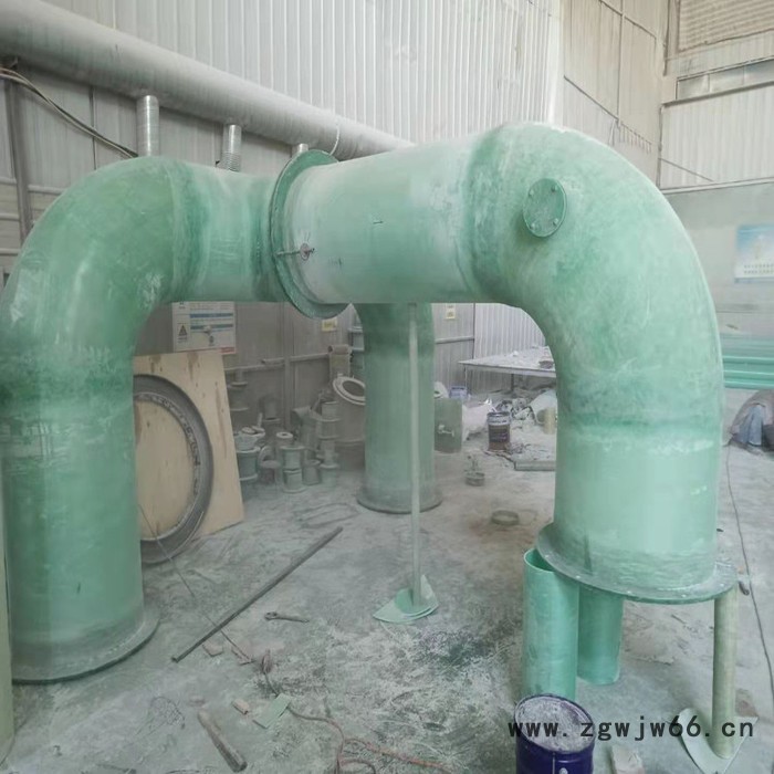 防腐蚀耐高温 玻璃钢手糊管件 玻璃钢法兰 三通 弯头管件-河北国蓝图4