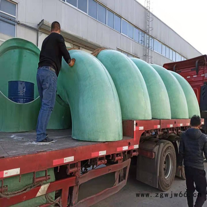 防腐蚀耐高温 玻璃钢手糊管件 玻璃钢法兰 三通 弯头管件-河北国蓝图3