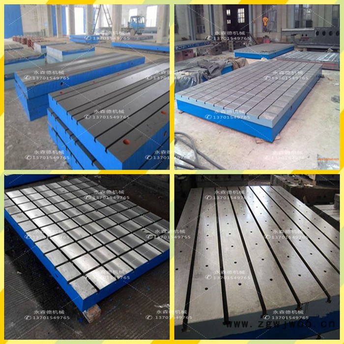 T型槽工作台T型槽焊接平台装配钳工平板工装铸铁T型槽铆焊电焊台图6