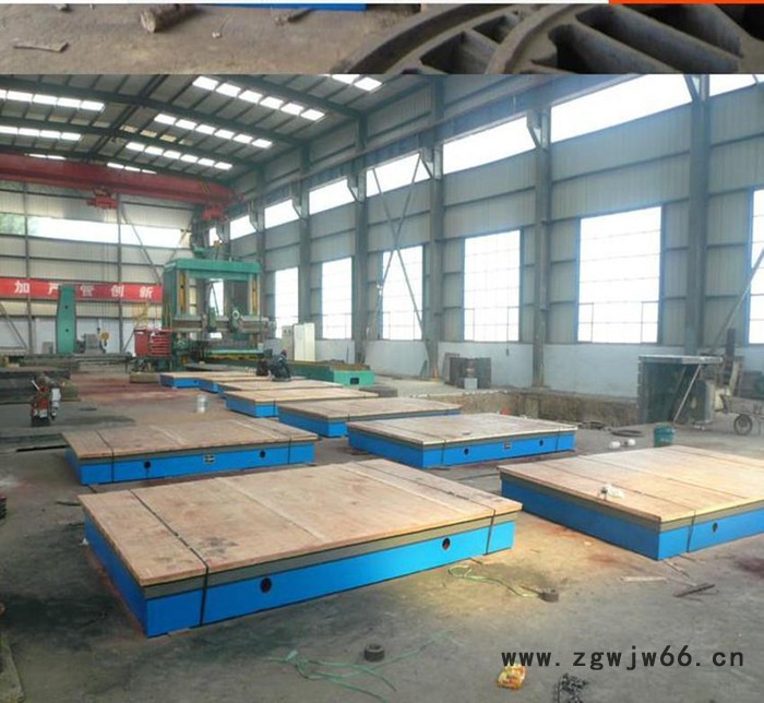 大型铸铁铆焊平台检验划线钳工测量T型槽电机试验检测装配平板图2