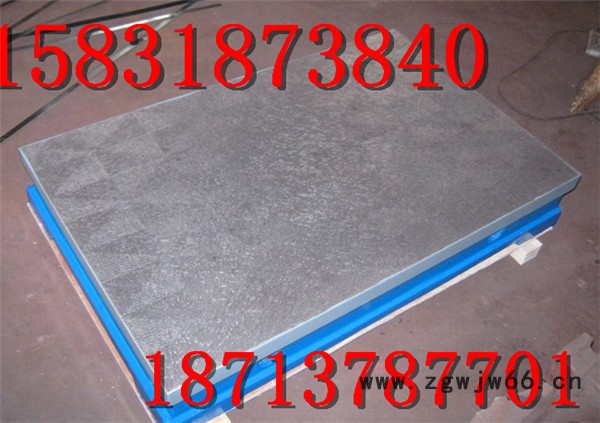 1000*1000精密测量型铸铁钳工检验划线校准用铸铁平板图2