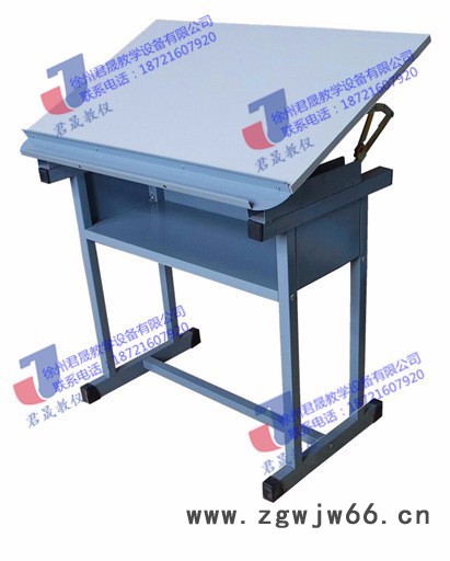 JS-Z7型全钢制实用型绘图桌 学生绘图桌 学生钳工台 学生制图桌 教学钢制绘图桌 钢制制图桌图7