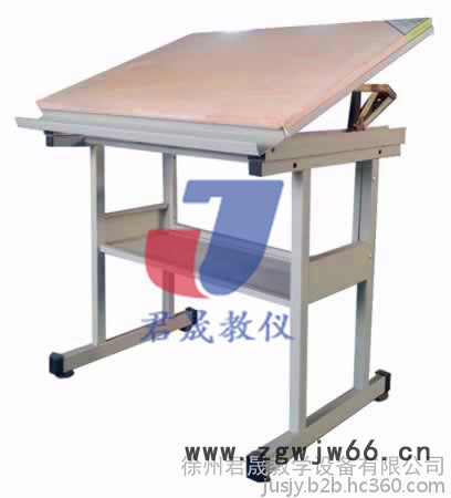 JS-Z7型全钢制实用型绘图桌 学生绘图桌 学生钳工台 学生制图桌 教学钢制绘图桌 钢制制图桌图3