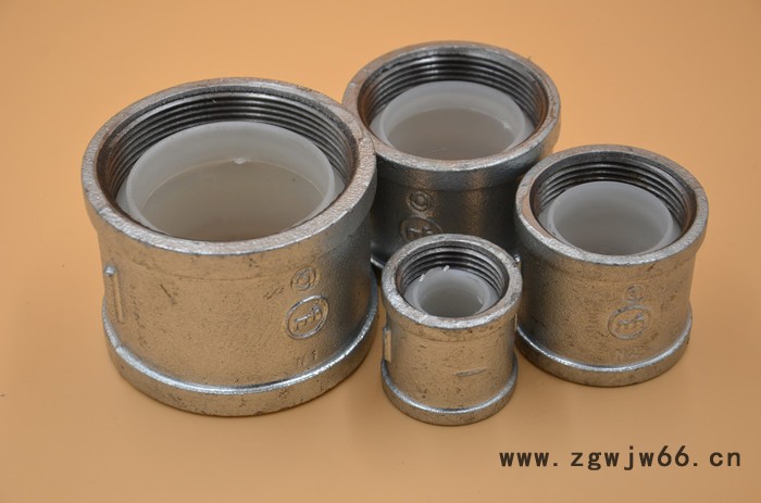 建支B型热镀锌内衬塑玛钢管件 厂价直销建支衬塑管件DN25衬塑丝接管固图1