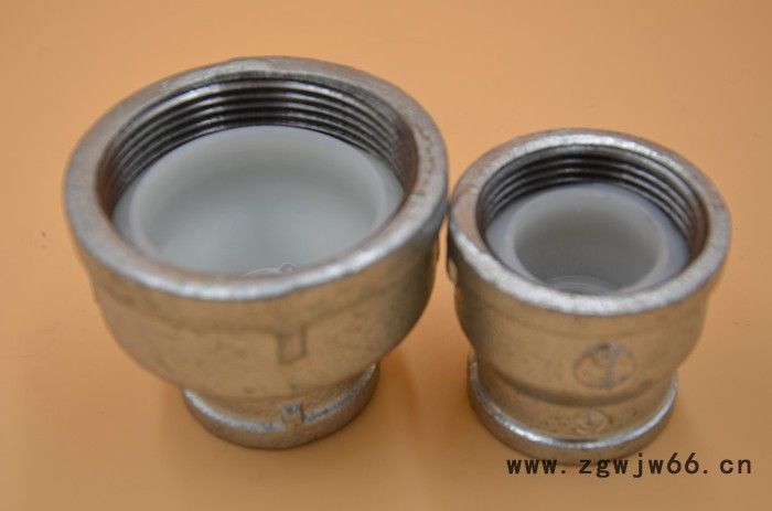 建支B型热镀锌内衬塑玛钢管件 厂价直销建支衬塑管件DN25衬塑丝接管固图4