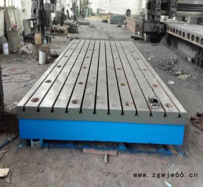 建丰铸铁电机实试验维修平台模具钳工修模工作台划线检验平板图3
