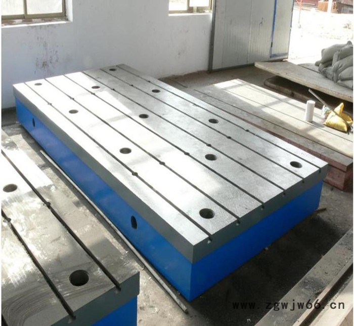 建丰铸铁电机实试验维修平台模具钳工修模工作台划线检验平板图2