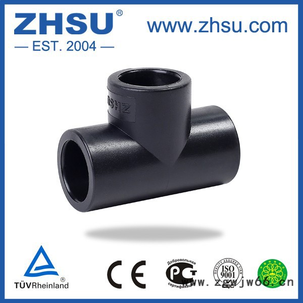 上海中塑PE三通 PE等径三通 承插三通 PE管材管件批发 PE管件图4