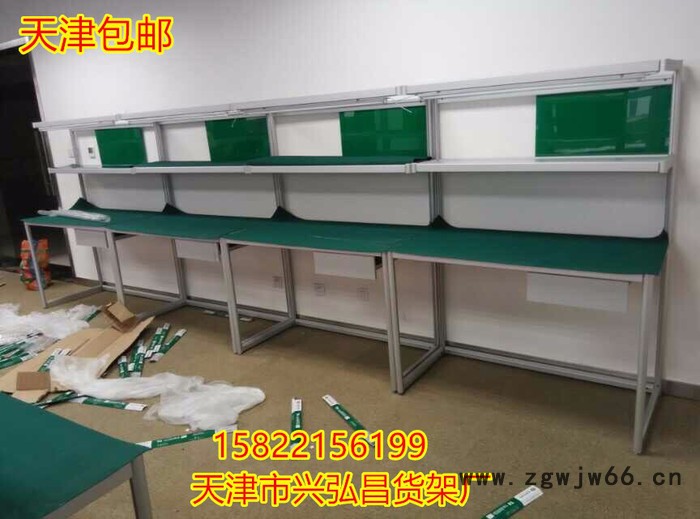 天津防静电工作台实验室工作桌电子工厂重型工作台钳工操作台图2