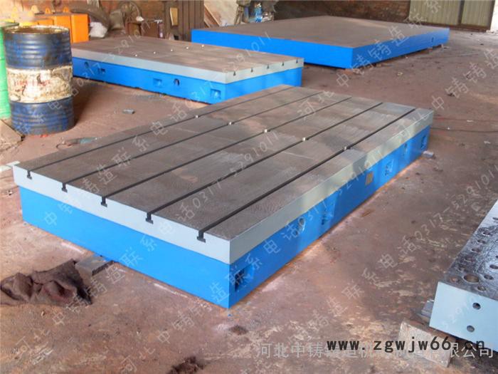 中铸造 生产销售铸铁平台平板 检验工作台 钳工小平板图3