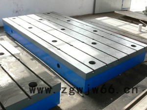 2000*4000重型铸铁基准面工作台钳工操作工作台现货图2