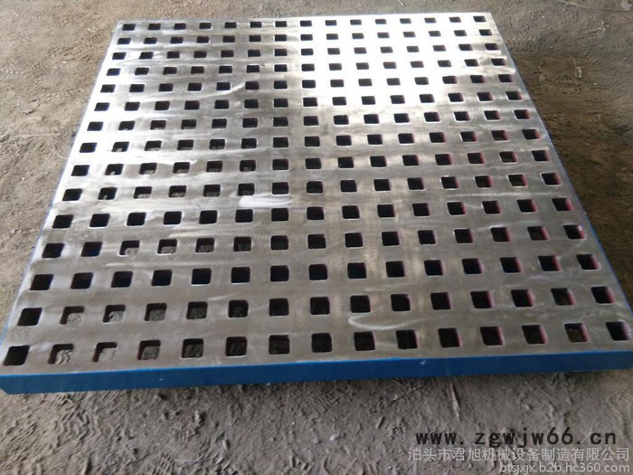 现货 钳工铸铁检测平板平台 1000*2000重型1级机修工作装配平台 铸铁平台图2