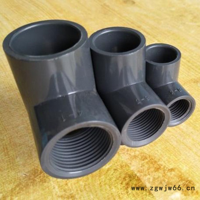 厂家直供PVC-U给水管件 UPVC内丝三通φ25 水暖管件加工欢迎致电图2