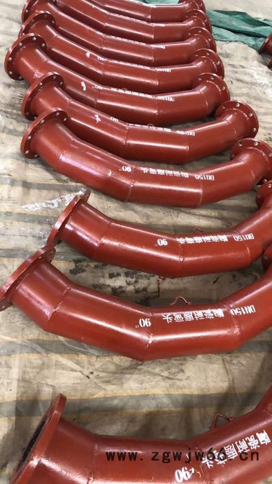 瑞鑫恒通 **  耐酸衬四氟弯头 衬陶瓷管件 衬胶管件 衬塑弯头  陶瓷耐磨弯头DN125图6