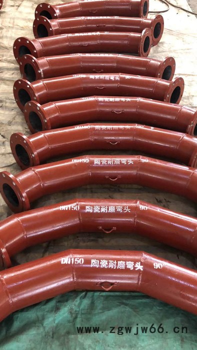 瑞鑫恒通 **  耐酸衬四氟弯头 衬陶瓷管件 衬胶管件 衬塑弯头  陶瓷耐磨弯头DN125图4