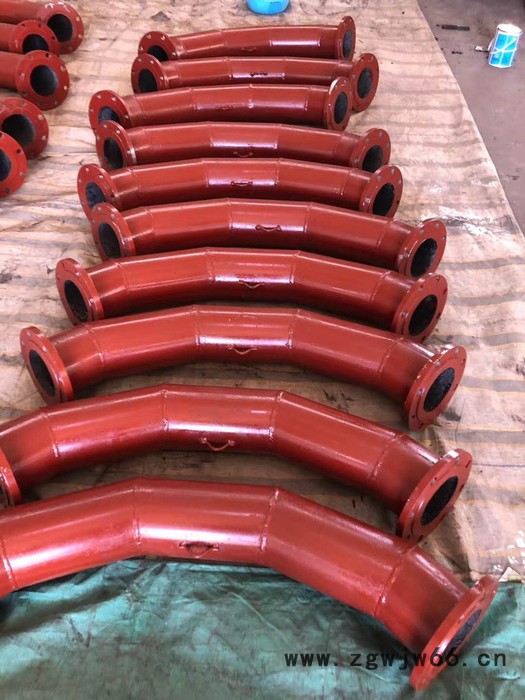 瑞鑫恒通 **  耐酸衬四氟弯头 衬陶瓷管件 衬胶管件 衬塑弯头  陶瓷耐磨弯头DN125图3