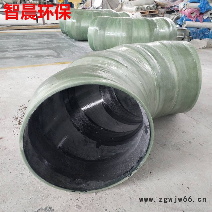 智晨 厂家定制玻璃钢管道管件脱硫管件玻璃钢弯头玻璃钢弯头厂家图3
