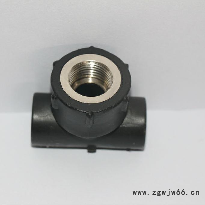 注塑承插内丝三通管件 PE给水热熔管件  PE内牙三通连接件图5