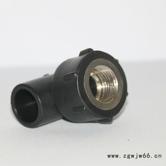 注塑承插内丝三通管件 PE给水热熔管件  PE内牙三通连接件图2