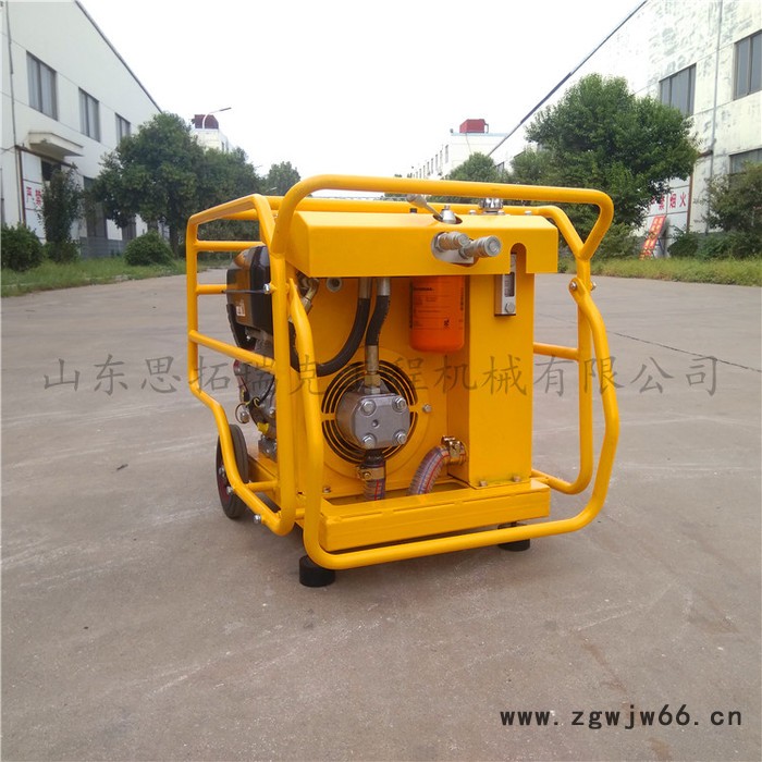 山东思拓瑞克液压动力站ST13-30 破拆液压工具驱动液压动力站 80公斤小型液压动力站便携式 工厂直销图2