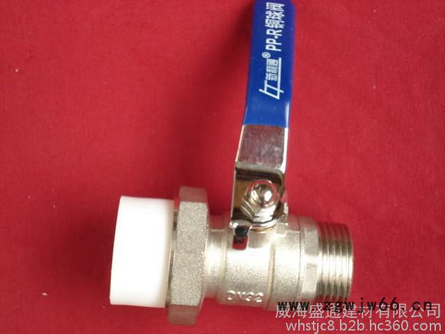 新利通ppr管件 外丝单活接铜球阀 铜球铜杆图7