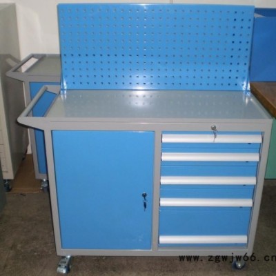 深圳工具车 重型工具车 多功能组合移动工具车厂家定制带挂板9分隔