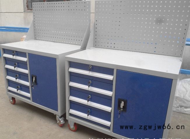 深圳工具车 重型工具车 多功能组合移动工具车厂家定制带挂板9分隔图2