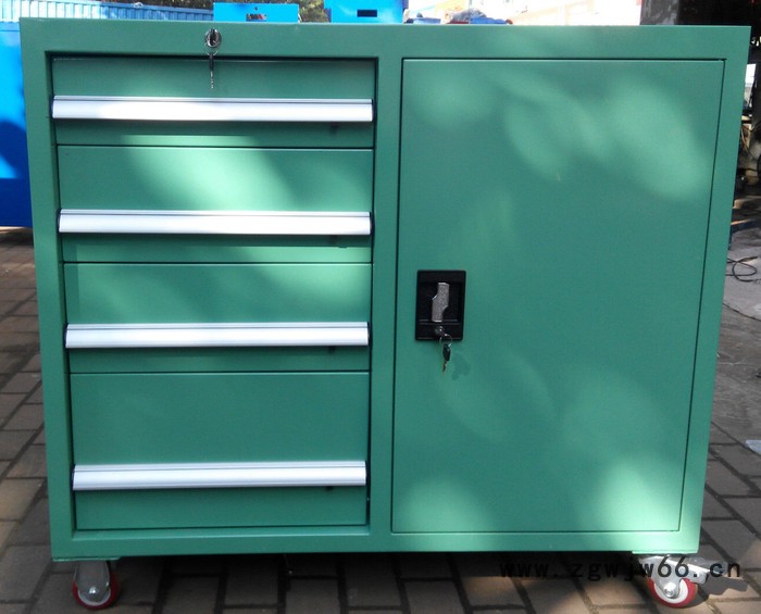 深圳工具车 重型工具车 多功能组合移动工具车厂家定制带挂板9分隔图8