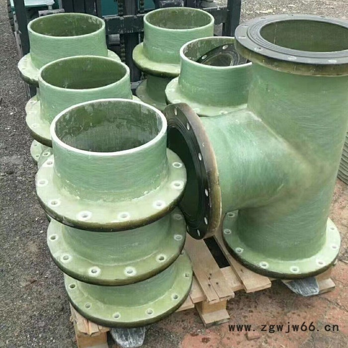 玻璃钢弯头  玻璃钢管件   玻璃钢法兰 玻璃钢管件厂家  富有环保设备图3