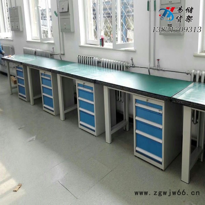 ** 天津重型钳工台厂家 多功能组合台 铝合金工作台 工具车柜图5